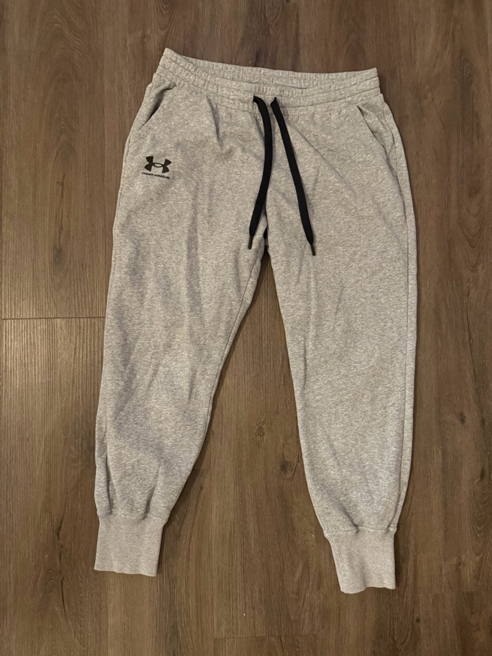 Under Armour Gray Men's Jogger Sweatpants with Black Drawstring